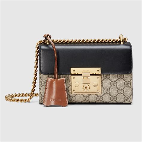 gucci padlock leather bag|used Gucci padlock handbags.